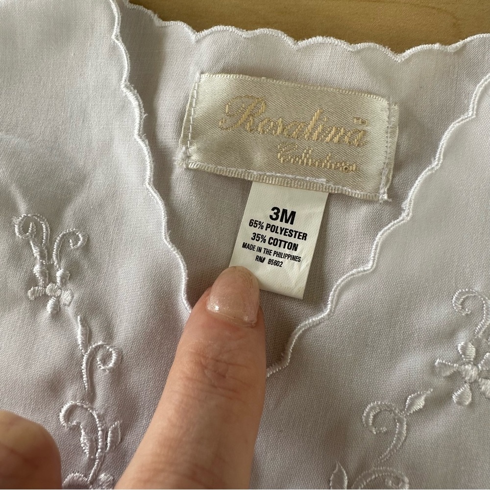 Rosalina Collection White Embroidered Vest Top | 3M - Picture 5 of 5
